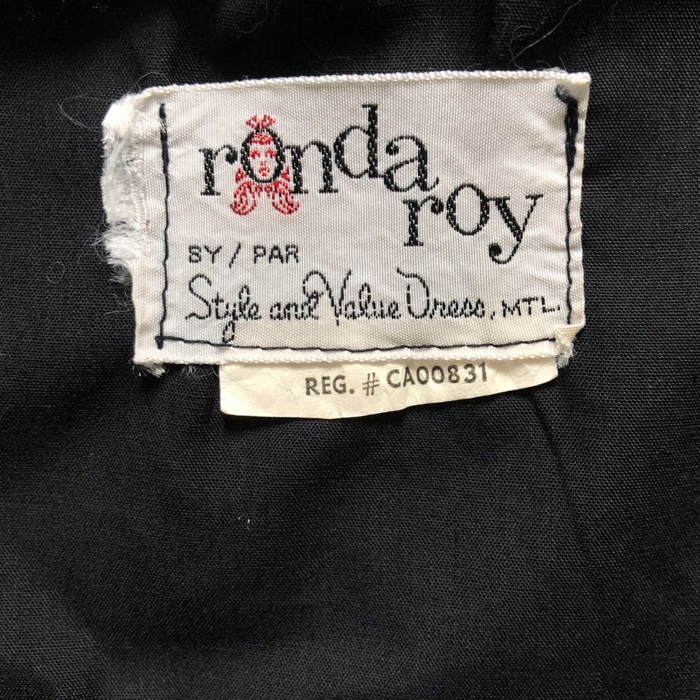 Vintage 70s Women’s Ronda Roy black and white button up sun dress size XS - Picture 8 of 16